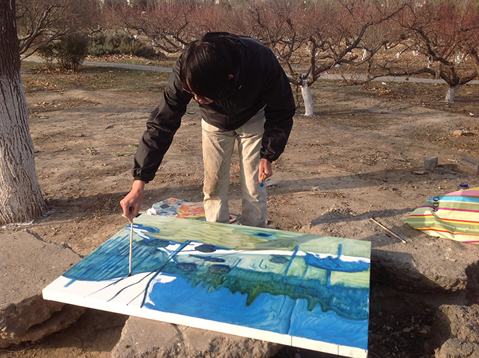 洪保峰:诗画交融,用风景表现东方哲学