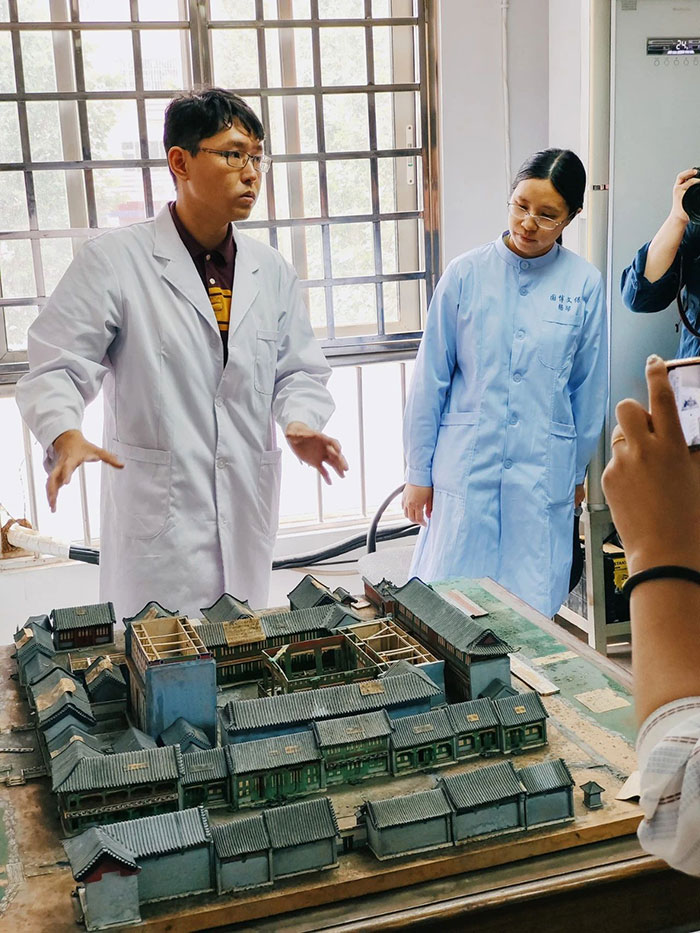 国家博物馆文保院展示馆藏清代样式雷烫样修复