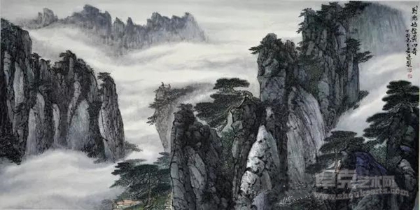 不忘初心 砥砺前行 ——滕忆雁(老藤)山水画作品读后