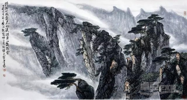 不忘初心 砥砺前行 ——滕忆雁(老藤)山水画作品读后