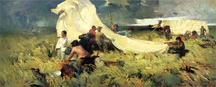 国庆特辑 | 十幅经典美术作品,看祖国峥嵘岁月,壮丽河山!