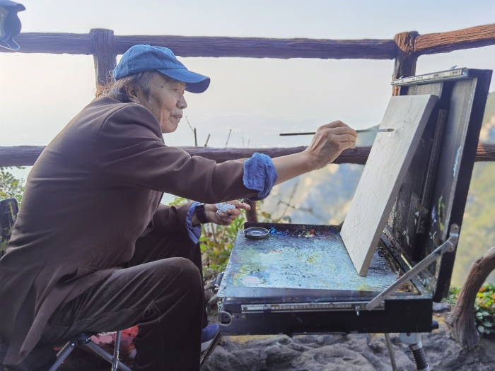 图集|悠然庐山 诗画九江:36位中外艺术家庐山行回顾